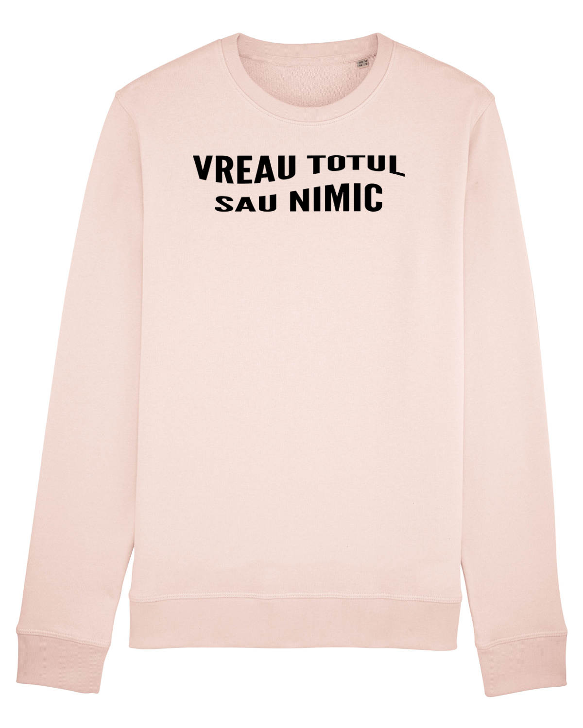 Bluză mânecă lungă Unisex Rise Candy Pink