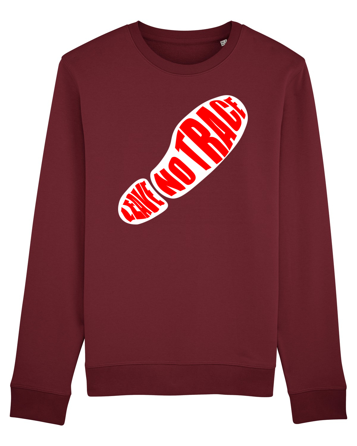 Bluză mânecă lungă Unisex Rise Burgundy