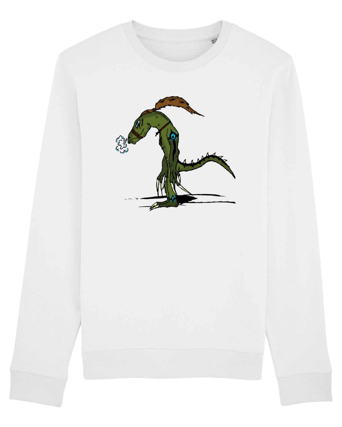 Bluză mânecă lungă Unisex Rise White
