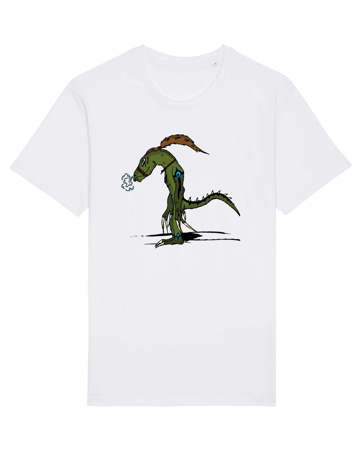 Tricou mânecă scurtă Unisex Rocker White