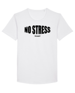 No stress/I'm the best Tricou mânecă scurtă guler larg Bărbat Skater