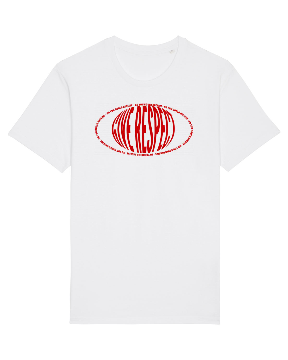 Tricou mânecă scurtă Unisex Rocker White