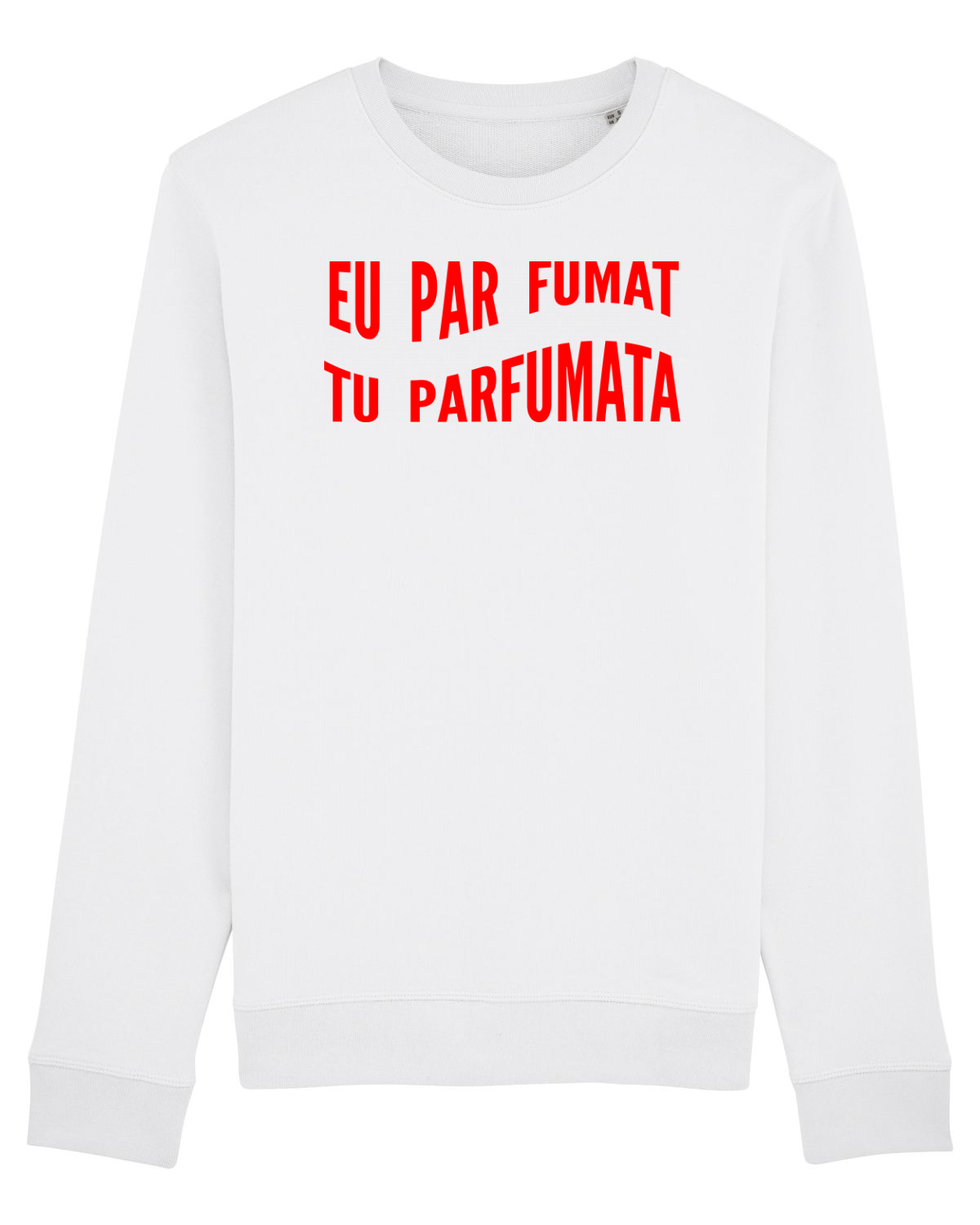 Bluză mânecă lungă Unisex Rise White
