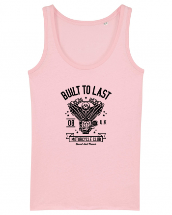 Built to Last Motorcycle Black Cotton Pink