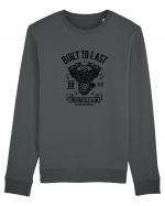 Built to Last Motorcycle Black Bluză mânecă lungă Unisex Rise