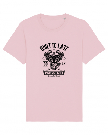 Built to Last Motorcycle Black Cotton Pink