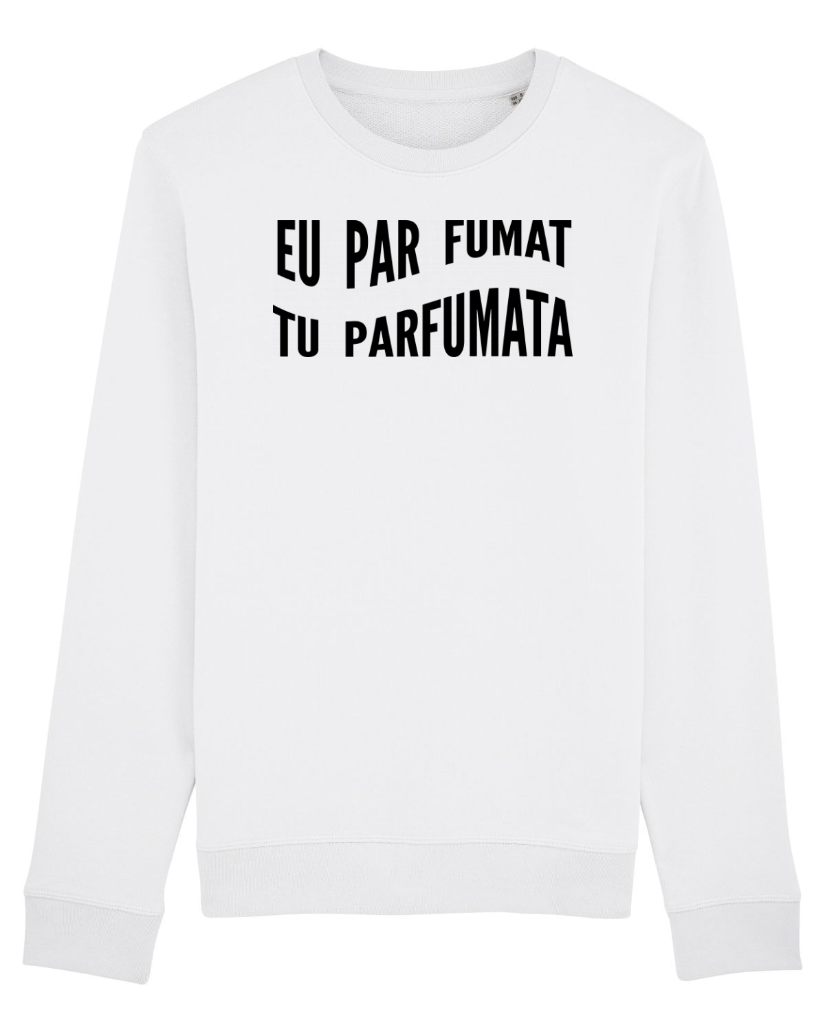 Bluză mânecă lungă Unisex Rise White