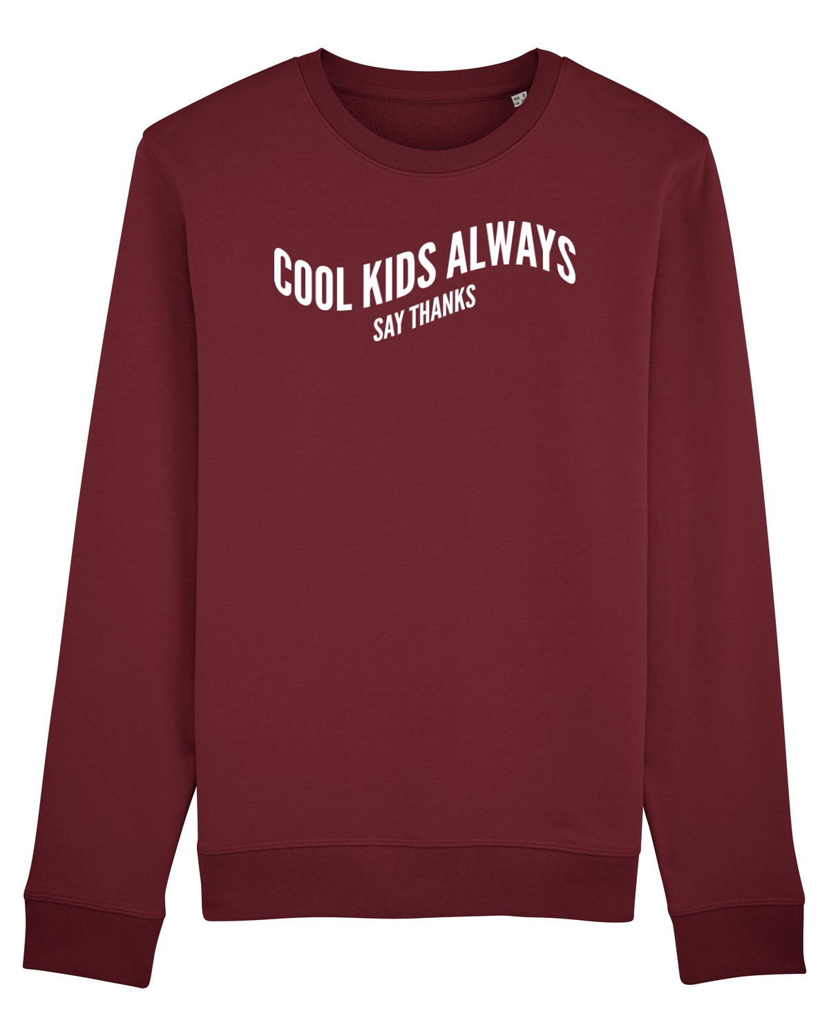 Bluză mânecă lungă Unisex Rise Burgundy