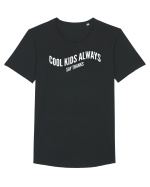 Cool kids always say thanks Tricou mânecă scurtă guler larg Bărbat Skater