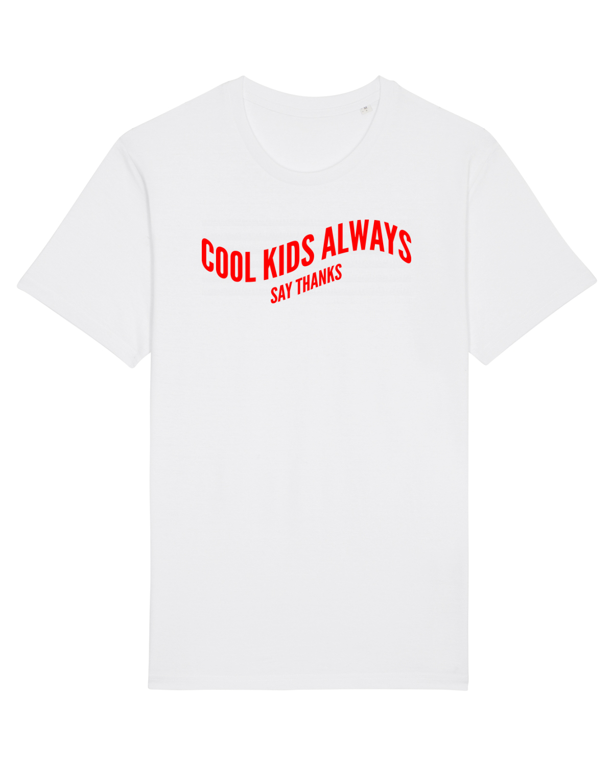 Tricou mânecă scurtă Unisex Rocker White