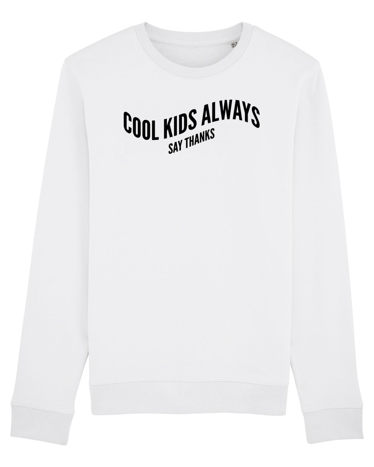 Bluză mânecă lungă Unisex Rise White