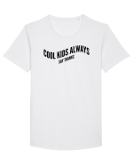 Cool kids always say thanks Tricou mânecă scurtă guler larg Bărbat Skater