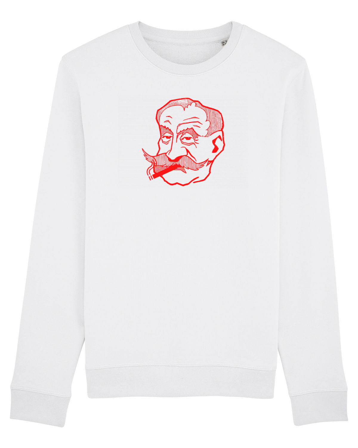 Bluză mânecă lungă Unisex Rise White