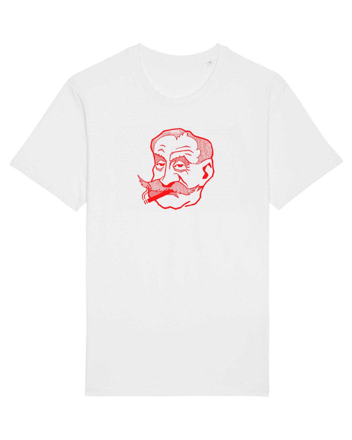 Tricou mânecă scurtă Unisex Rocker White