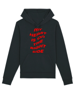 My heart is on the right side Hanorac Unisex Drummer