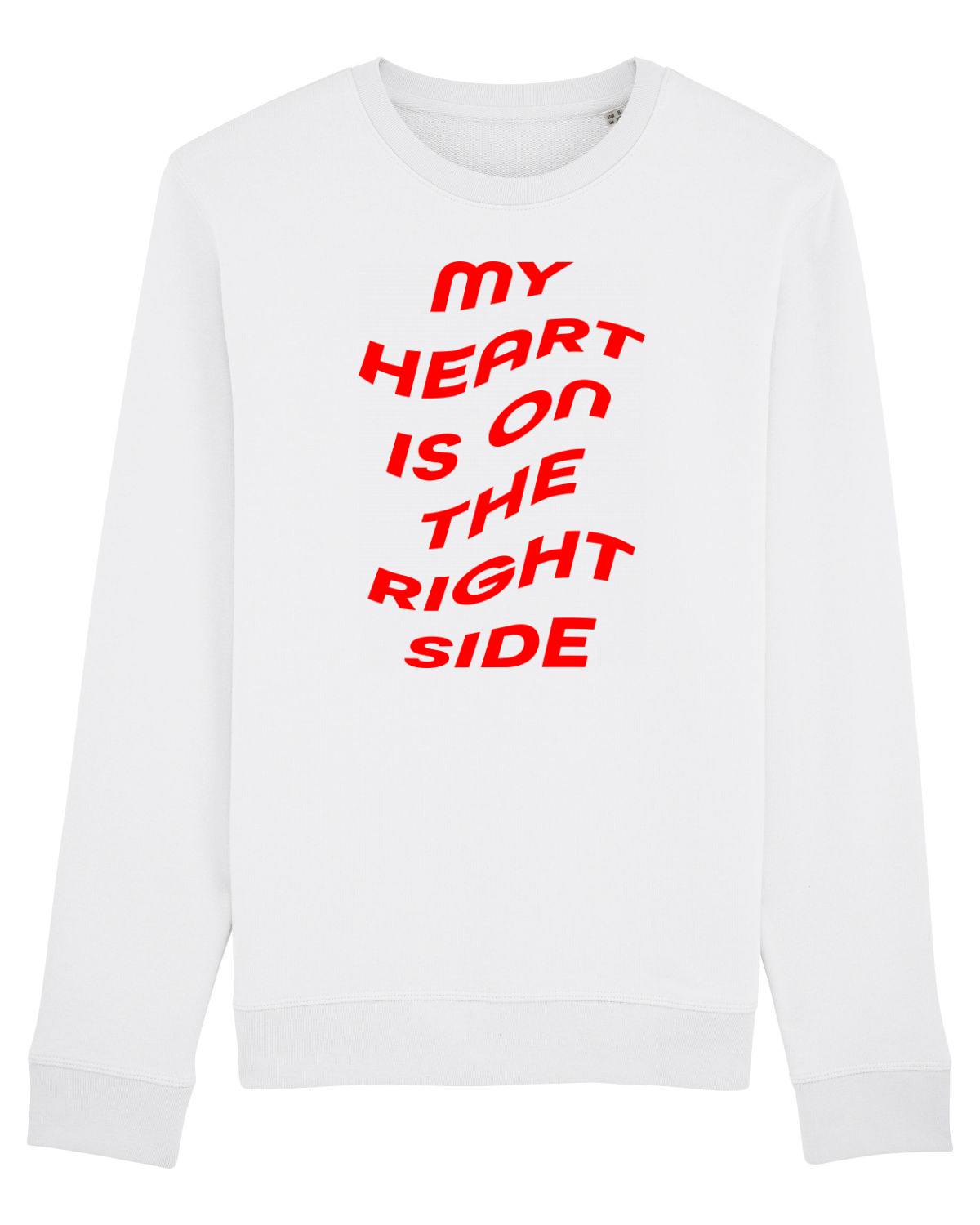 Bluză mânecă lungă Unisex Rise White