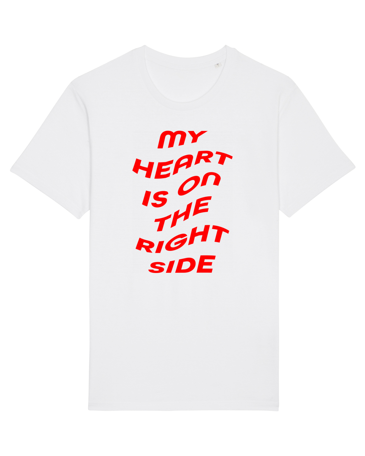 Tricou mânecă scurtă Unisex Rocker White