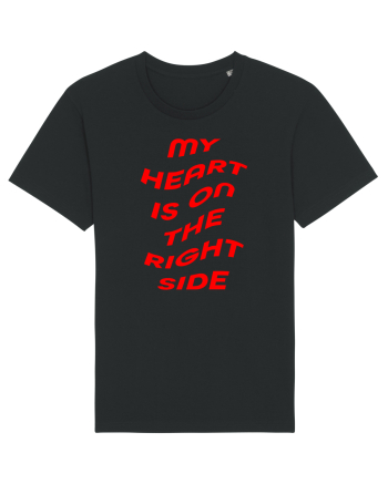My heart is on the right side Black