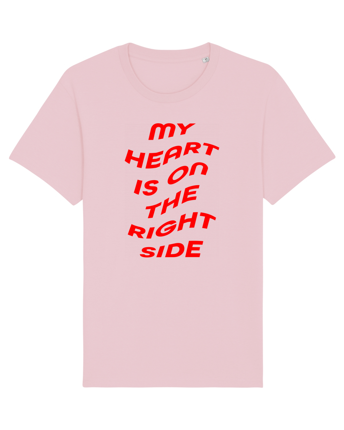 Tricou mânecă scurtă Unisex Rocker Cotton Pink
