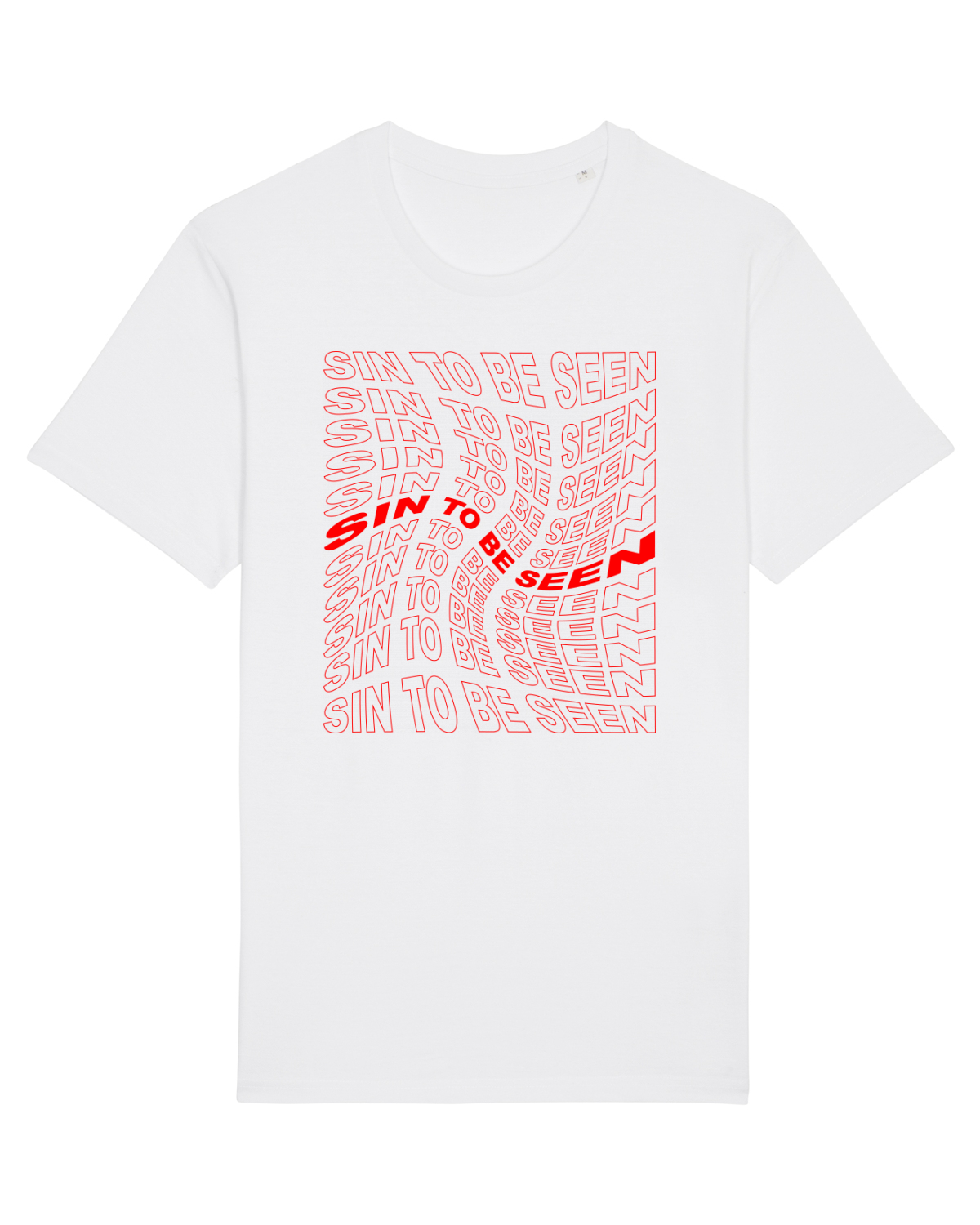 Tricou mânecă scurtă Unisex Rocker White