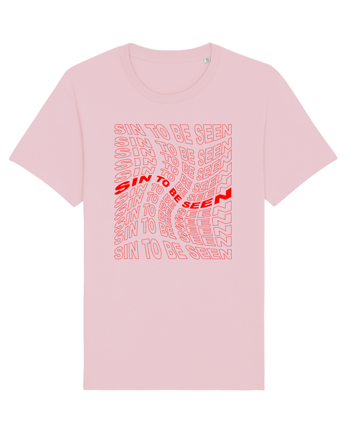 Tricou mânecă scurtă Unisex Rocker Cotton Pink