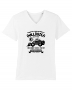 Buldozer Black Tricou mânecă scurtă guler V Bărbat Presenter