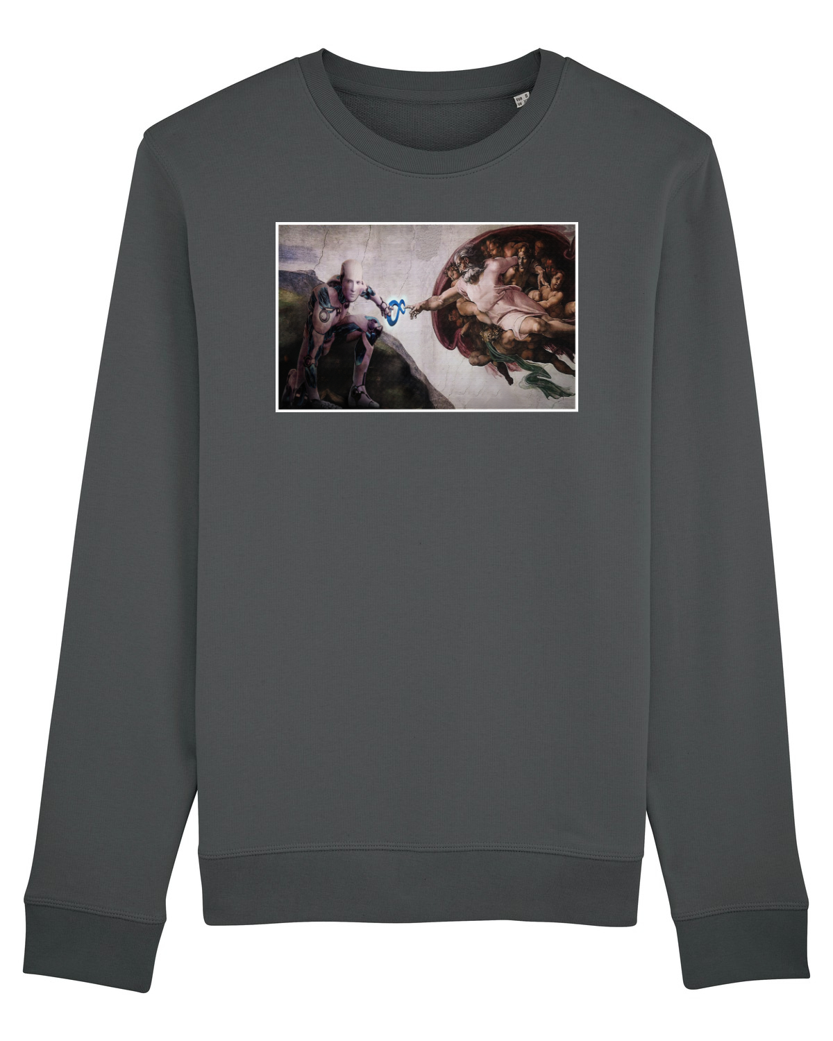 Bluză mânecă lungă Unisex Rise Anthracite
