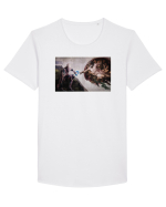 Metaverse Tricou mânecă scurtă guler larg Bărbat Skater