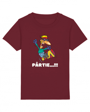 Pârtie... Incepător! Feriți-vă! Burgundy