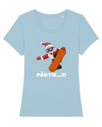 Pârtie... Vine Mosu! Snowboarding Sky Blue