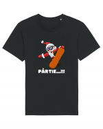 Pârtie... Vine Mosu! Snowboarding Tricou mânecă scurtă Unisex Rocker