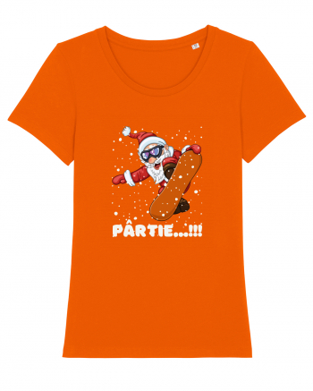 Pârtie... Vine Mosu! Snowboarding & Snow Bright Orange