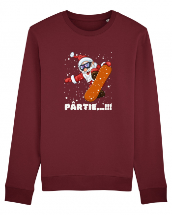 Pârtie... Vine Mosu! Snowboarding & Snow Burgundy