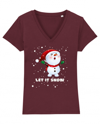 Let It Snow! Om de zapada Burgundy