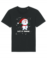 Let It Snow! Om de zapada Tricou mânecă scurtă Unisex Rocker