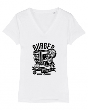 Burger Black White