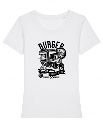 Burger Black White