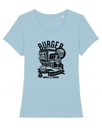 Burger Black Sky Blue