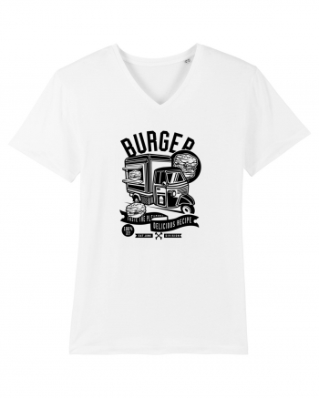 Burger Black White