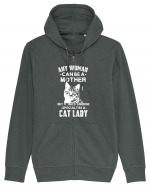 CAT LADY Hanorac cu fermoar Unisex Connector