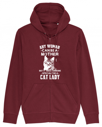 CAT LADY Burgundy