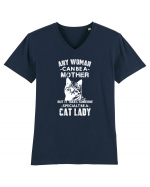 CAT LADY Tricou mânecă scurtă guler V Bărbat Presenter