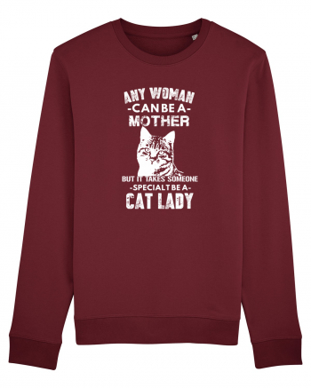 CAT LADY Burgundy