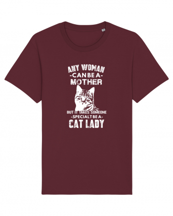 CAT LADY Burgundy