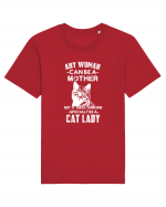 CAT LADY Tricou mânecă scurtă Unisex Rocker