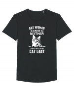 CAT LADY Tricou mânecă scurtă guler larg Bărbat Skater