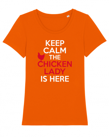 CHICKEN LADY Bright Orange