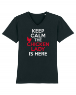 CHICKEN LADY Tricou mânecă scurtă guler V Bărbat Presenter