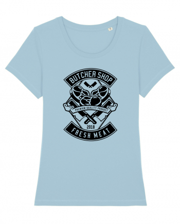 Butcher Shop Black Sky Blue