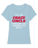 CRAZY UNCLE Tricou mânecă scurtă guler larg fitted Damă Expresser